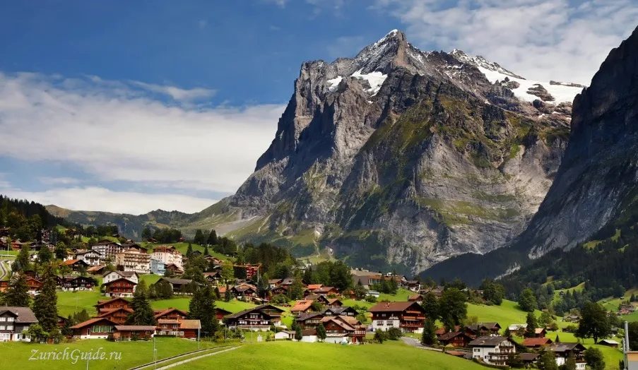 Grindelwald below the Wetterhorn
